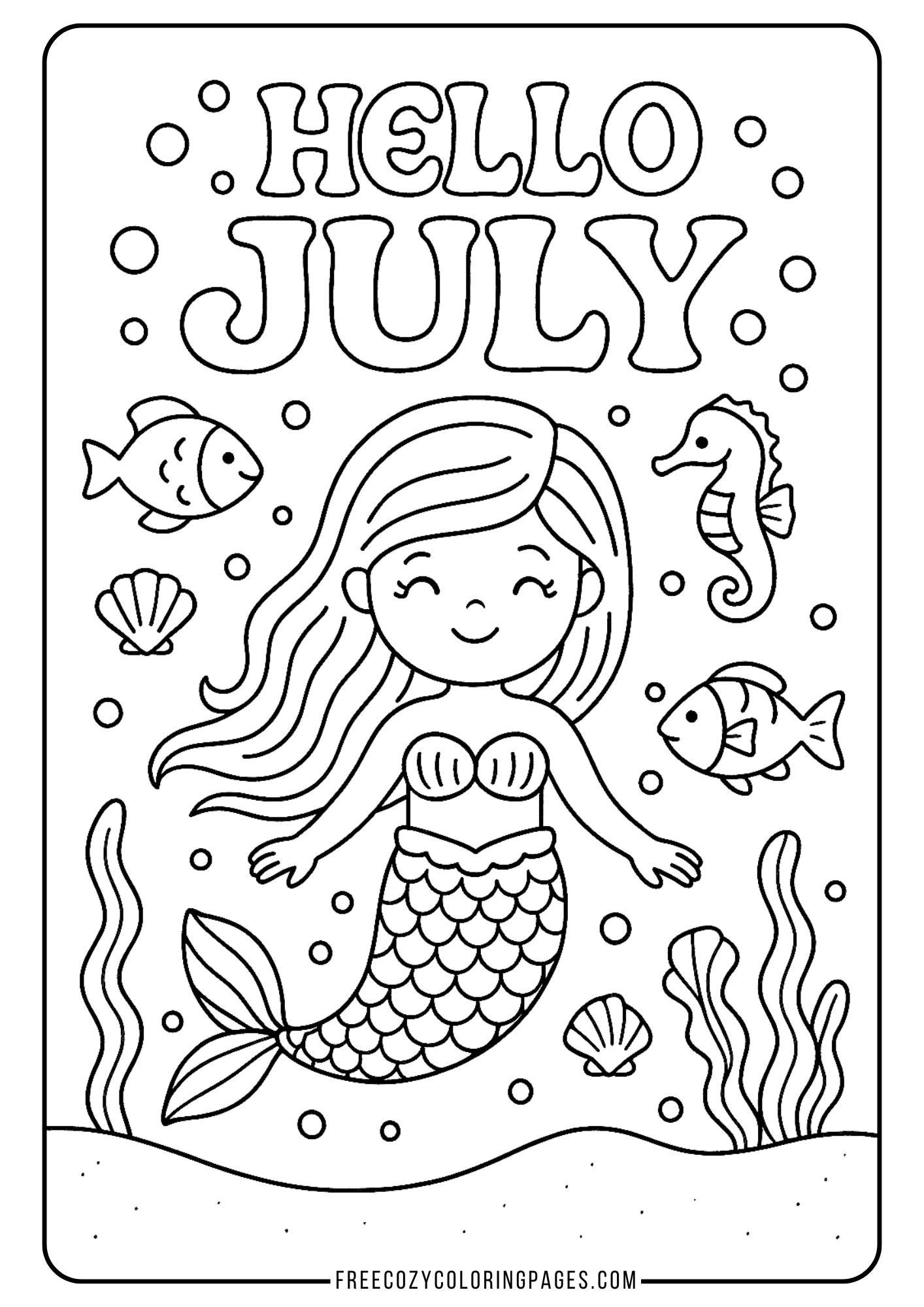 july coloring pages